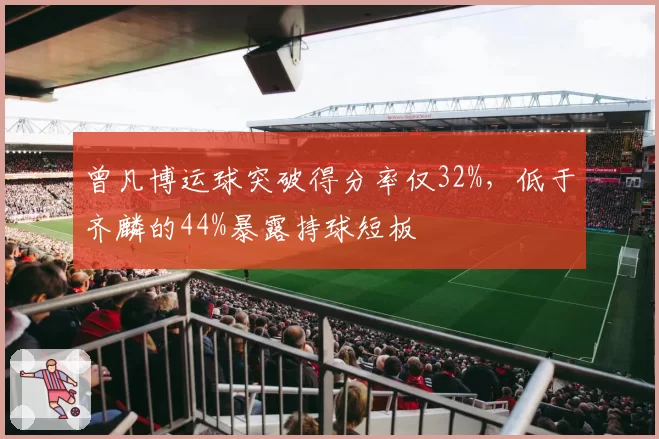 曾凡博运球突破得分率仅32%，低于齐麟的44%暴露持球短板